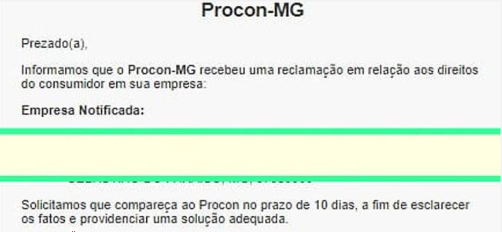 Procon alerta sobre golpe de email 'reclamação de consumidor